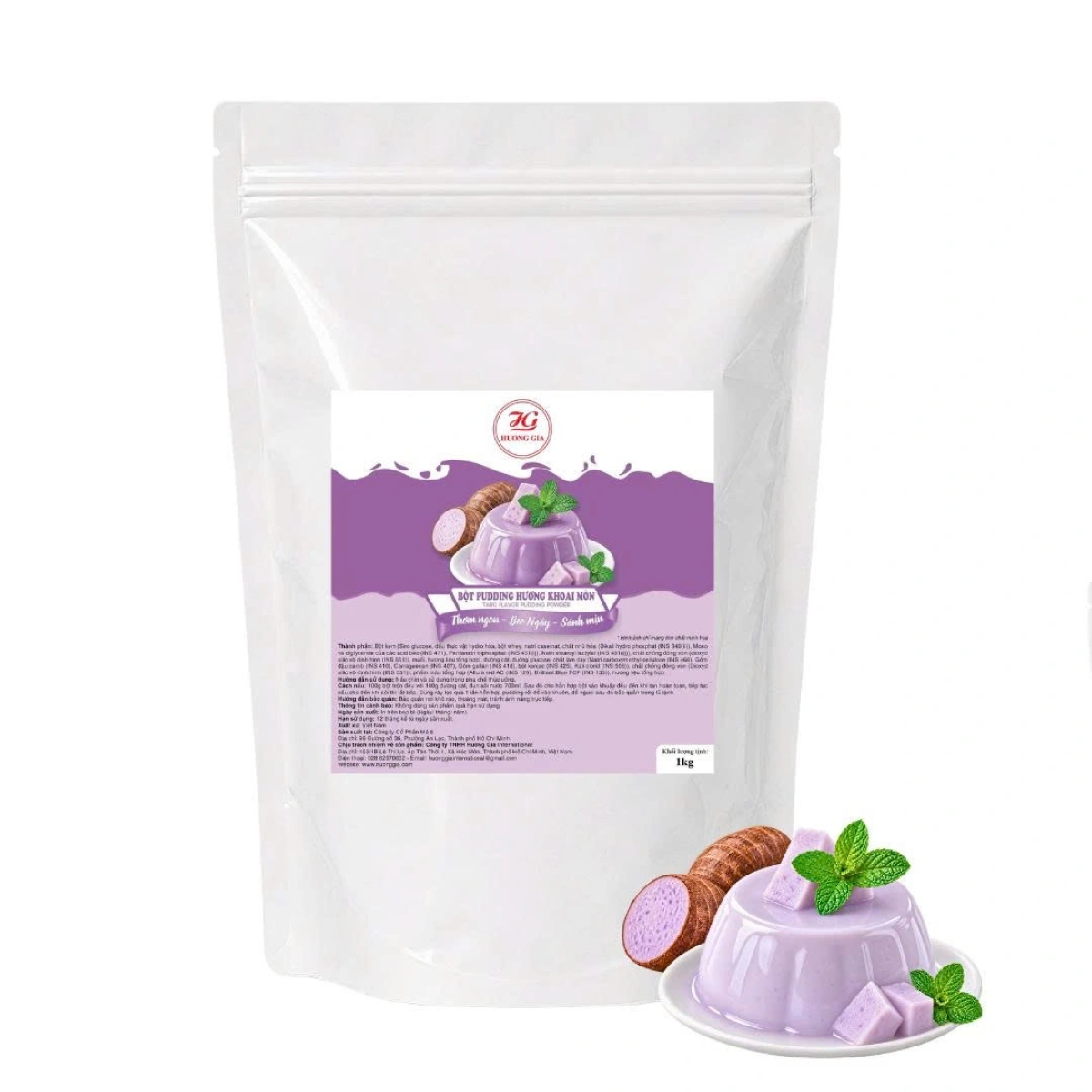 Bột Pudding hương khoai môn - 芋头布丁粉