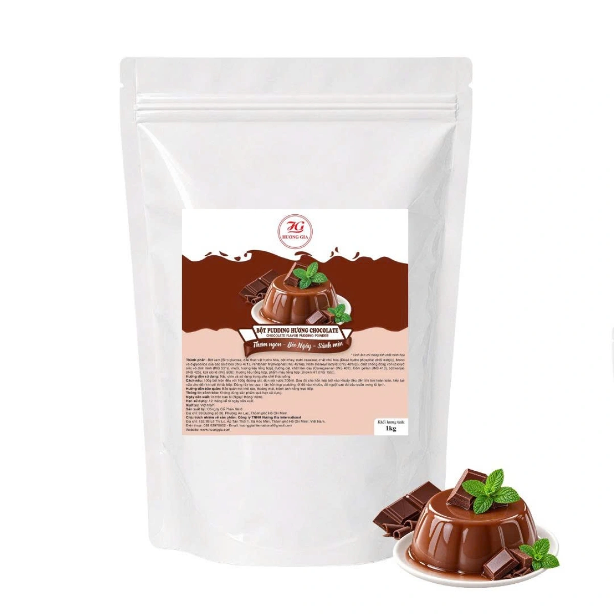 Bột Pudding hương Chocolate - 巧克力布丁粉