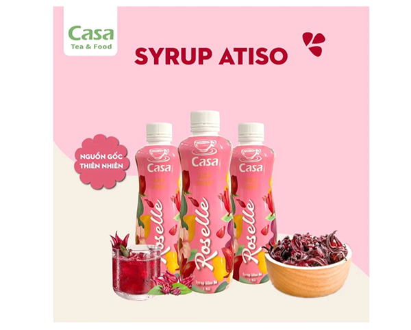 Siro Atiso đỏ 洛神花糖漿